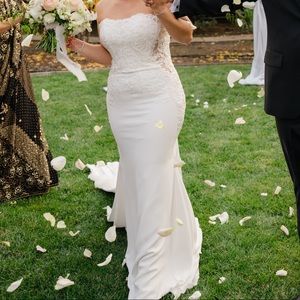 Pronovias Custom Tailored Wedding Dress